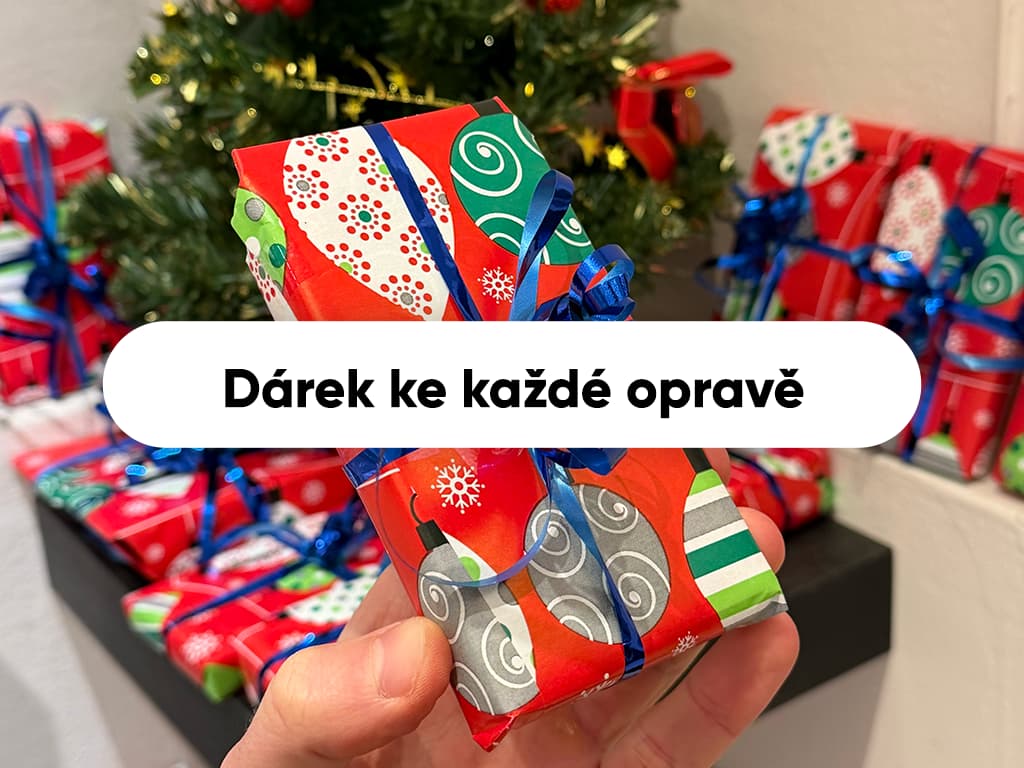 dárek ke každé opravě Apple produktu